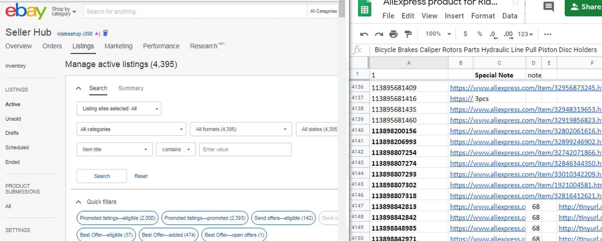 Virtual Assistant For Professional ebay listing from aliexpress to ebay with hot selling product