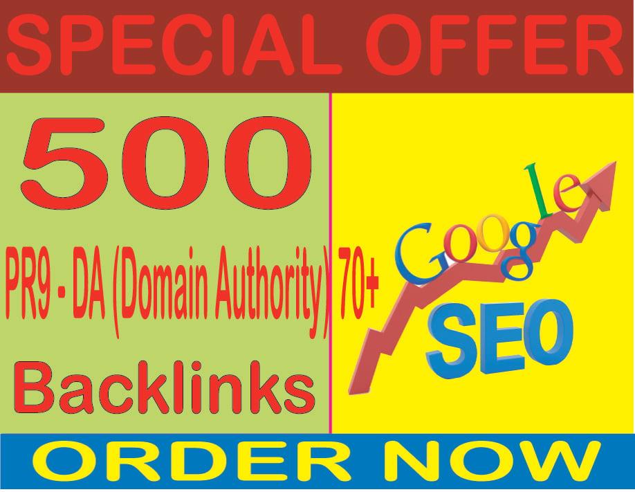 Top SEO Service - Boost Site Alexa Rank with 500 PR9- DA 70+ backlinks