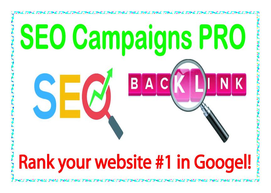 SEO Campaigns PRO-Rank your website #1 in Google!