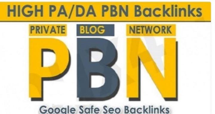 Do 50 High DA PA TF CF PBN Homepage Quality Backlinks