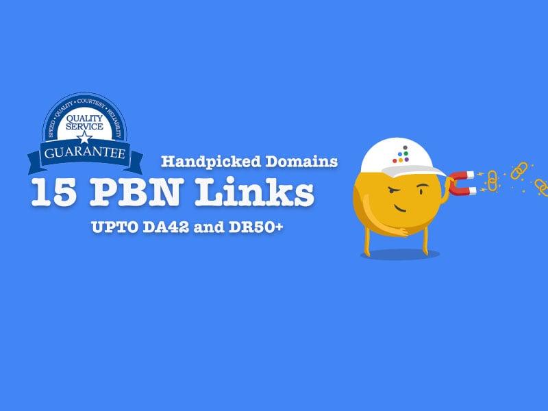 15 handmade tested PBN with 2 dofollow backlinks