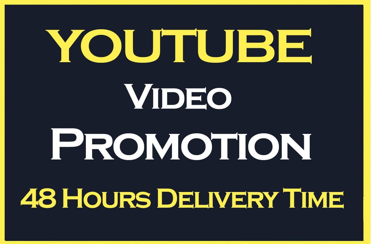 YouTube Video Promotion And Social Media Marketing with fast delivery