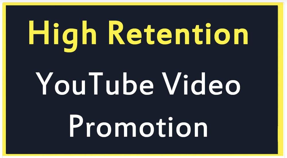 High Quality YouTube Video Promotion and Marketing fast 