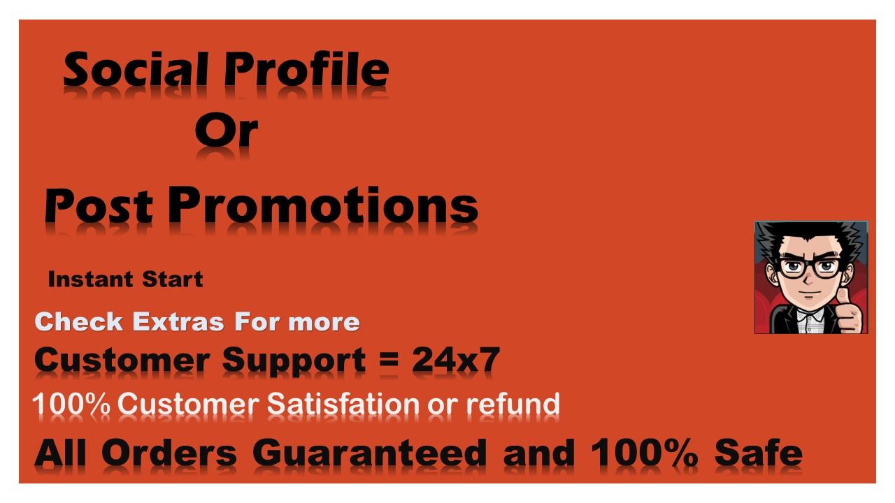 Social Profile Or Social Post Booster Pack 