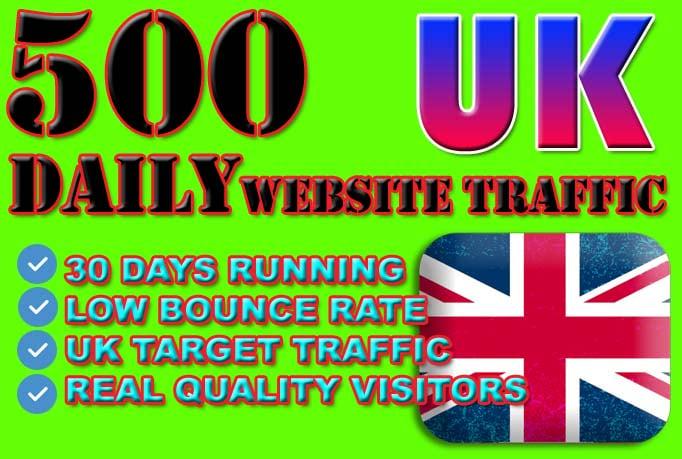 generate 15k targeted website uk traffic for 30 days