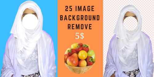 I will Remove Background Image in less than 24 Hours