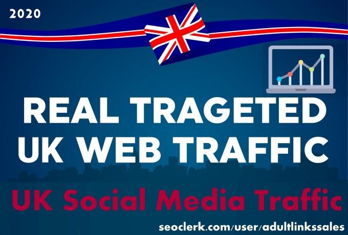 Send 5k-300k UK social media traffic with adsense safe