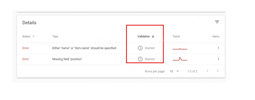 fix index coverage errors in google search console