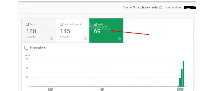 fix index coverage errors in google search console