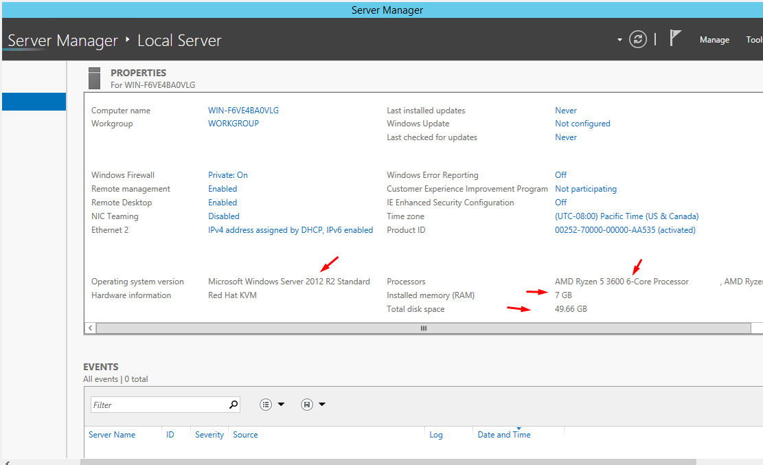 Windows VPS ( Remote Desktop ) 6 Core 4 Go Ram No Suspend