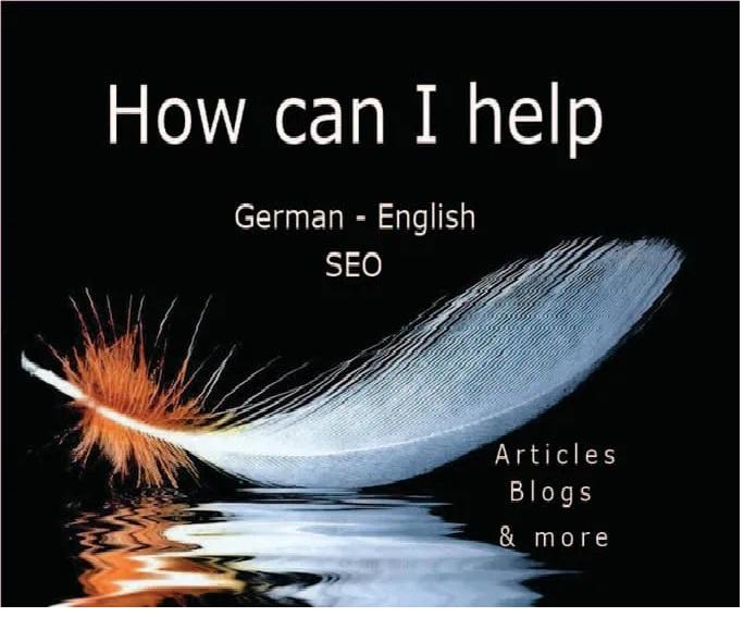 write an engaging german article, your customer wants to read
