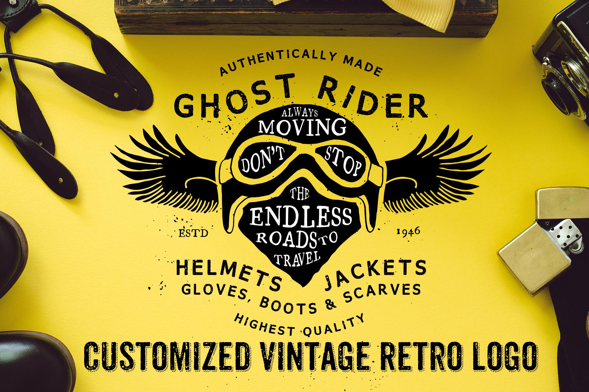 I will do 2 beautiful retro vintage logo with free vector files