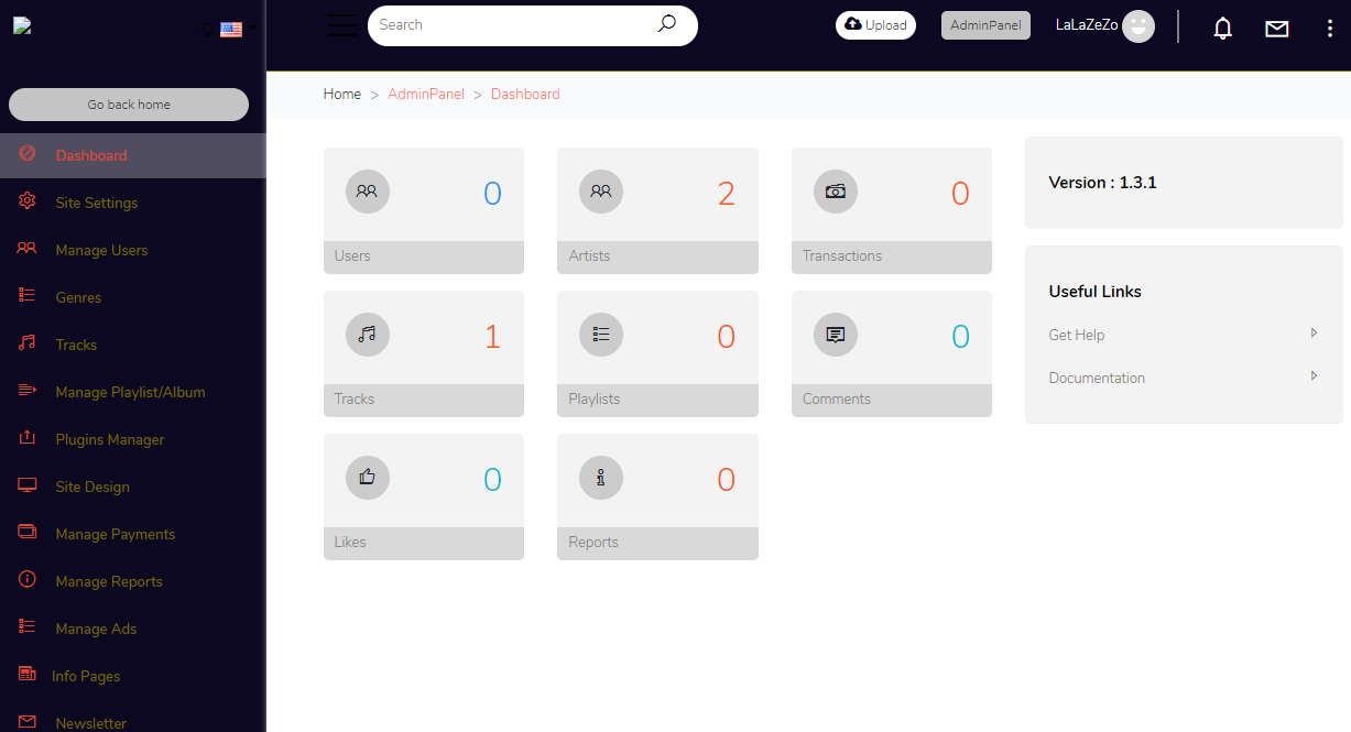 Create your SoundCloud similar Audio website
