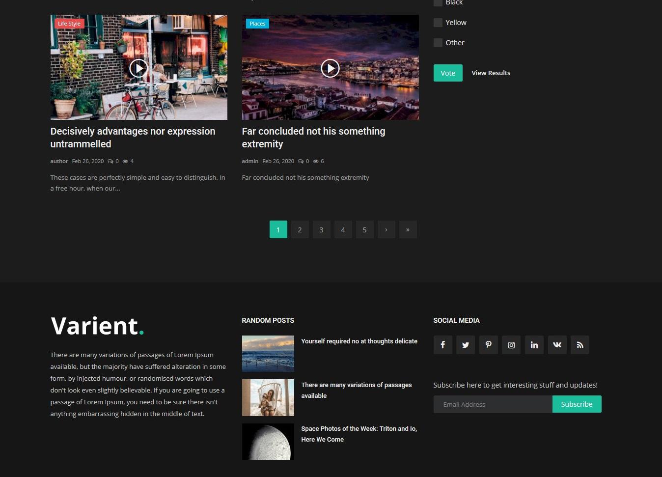 News & Magazine Portal Dynamic website with Admin Panel