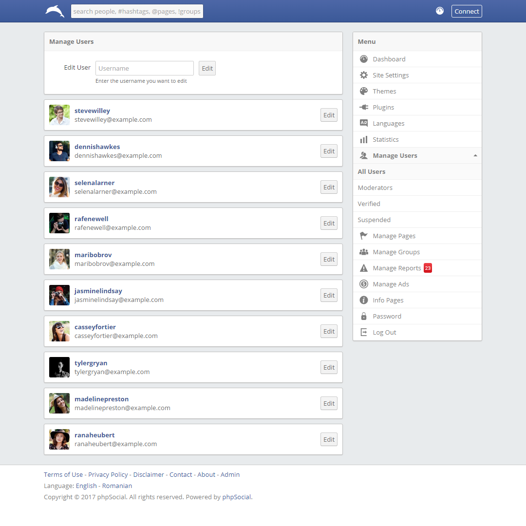 Facebook Similar Social Media Website - Full