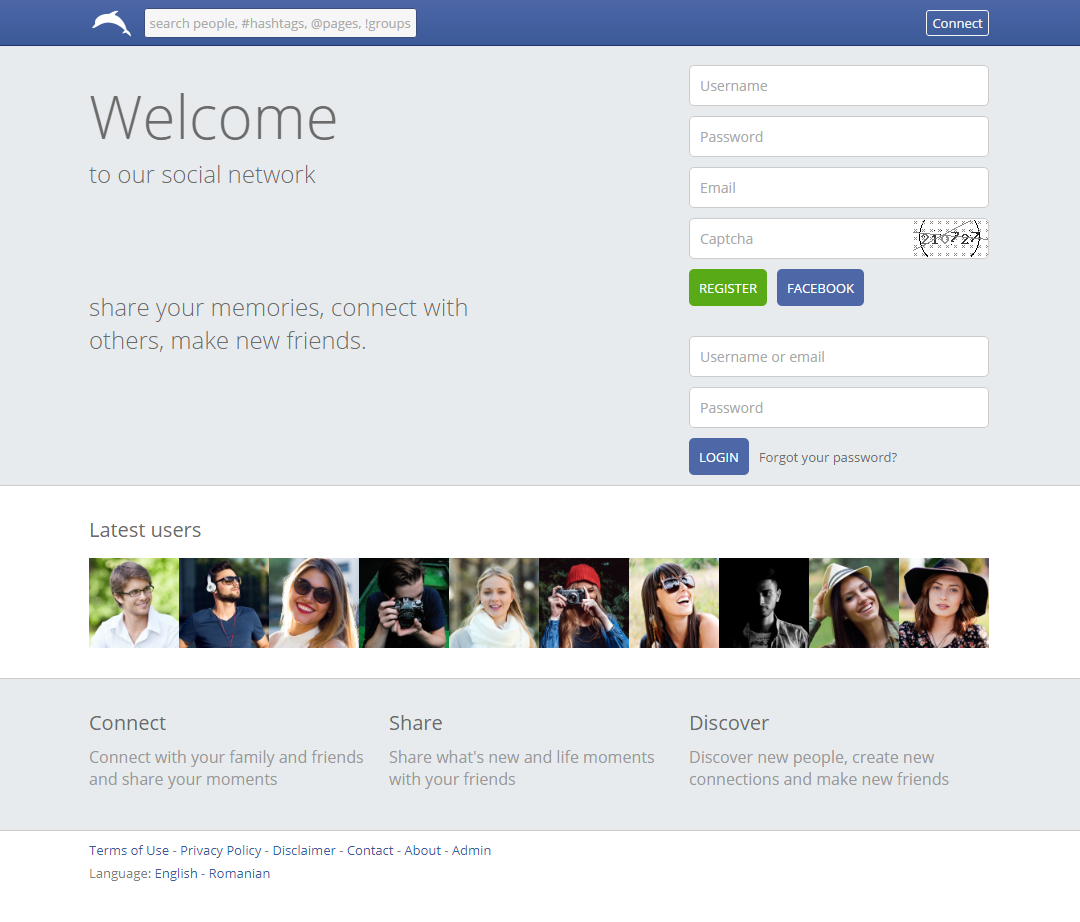 Design full Social Media Dynamic Website + Admin Panel - Ready to use