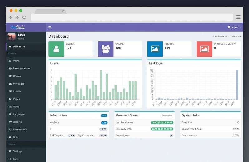 Create your own Dating Website