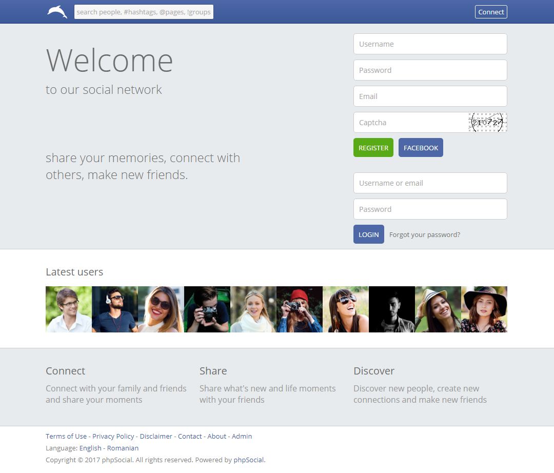 Facebook Similar Social Media Website - Full