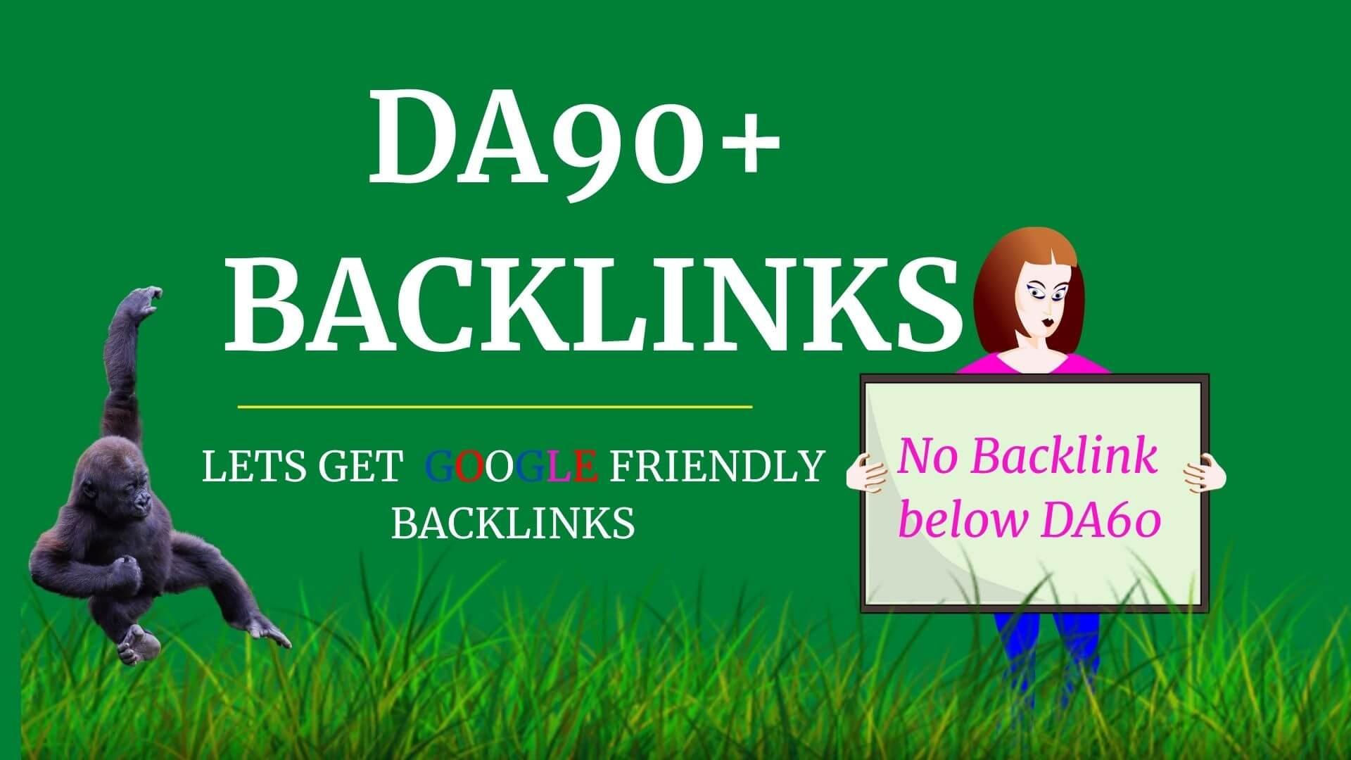 Only DA100 to DA60+ Backlinks from PDF, Gov, Wiki, Edu, Forum to rank high competition keyword