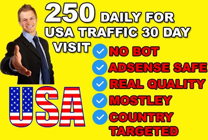 drive real Quality usa Visitors to your website 