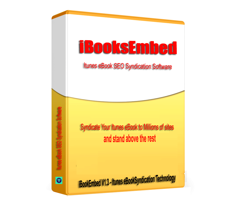 iBooksEmbed -iTunes eBook SEO & Syndication Software V1.3