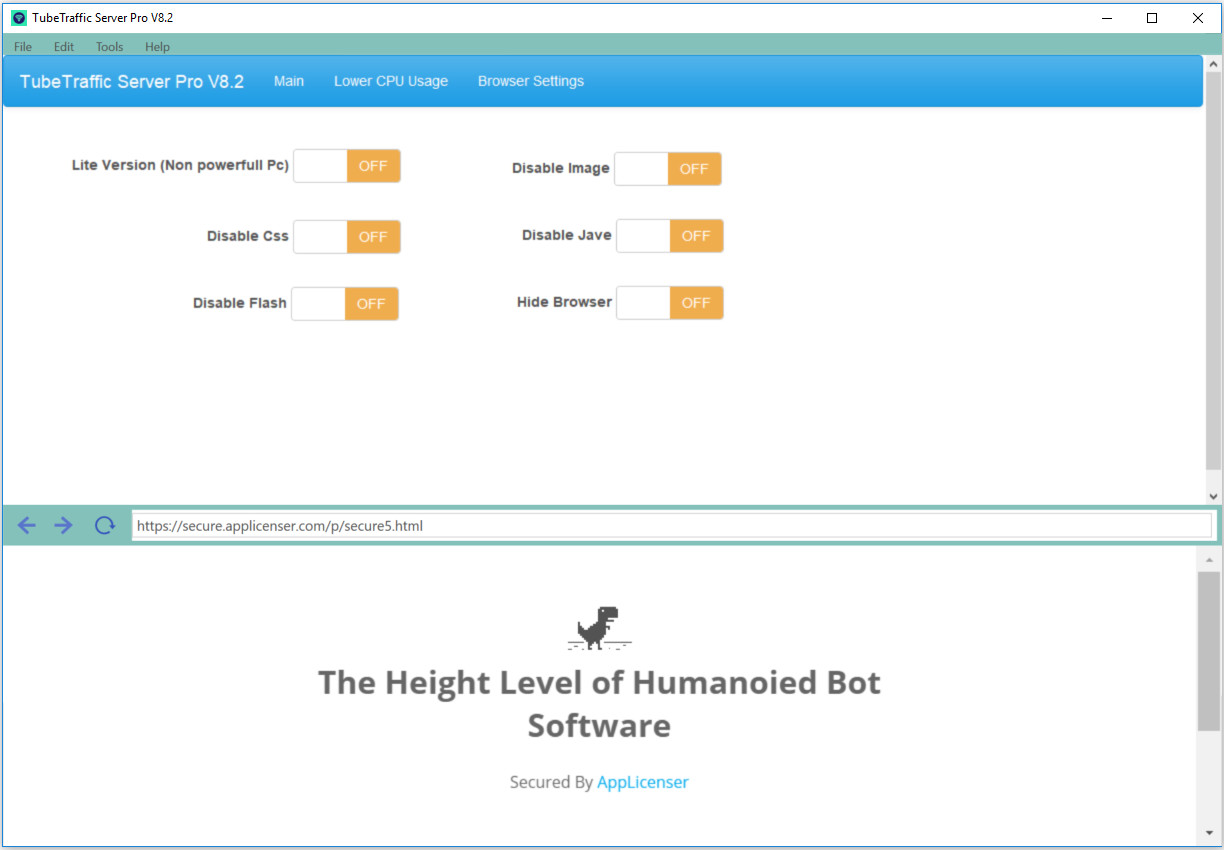 TubeTraffic Server Pro V8.9 - 2021 Edition - Professional bot for increasing watch hours