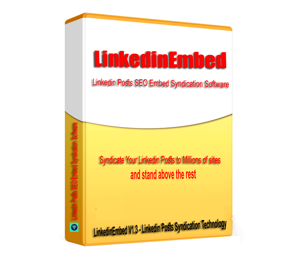 LinkedinEmbed - Linkedin Post Embed Syndication Software V1.3