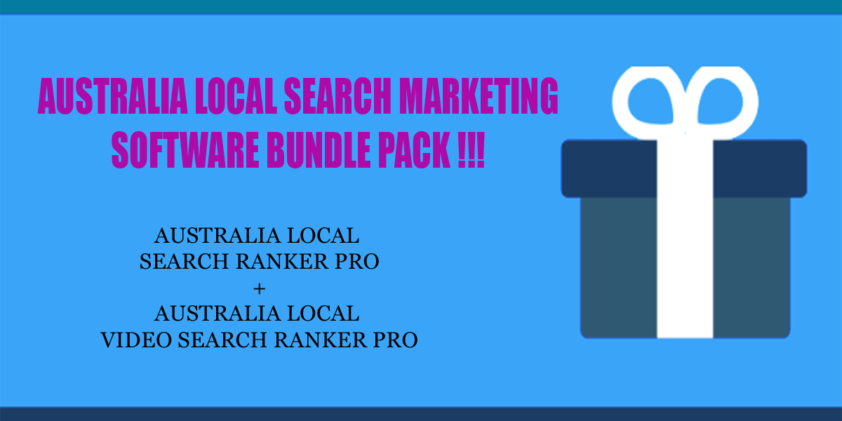 Australia local search ranker software bundle pack