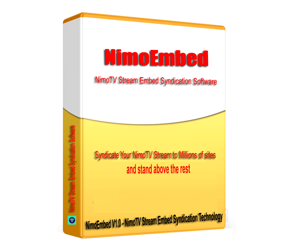 NimoEmbed - NiMO Live Game Stream SEO embed syndication Software