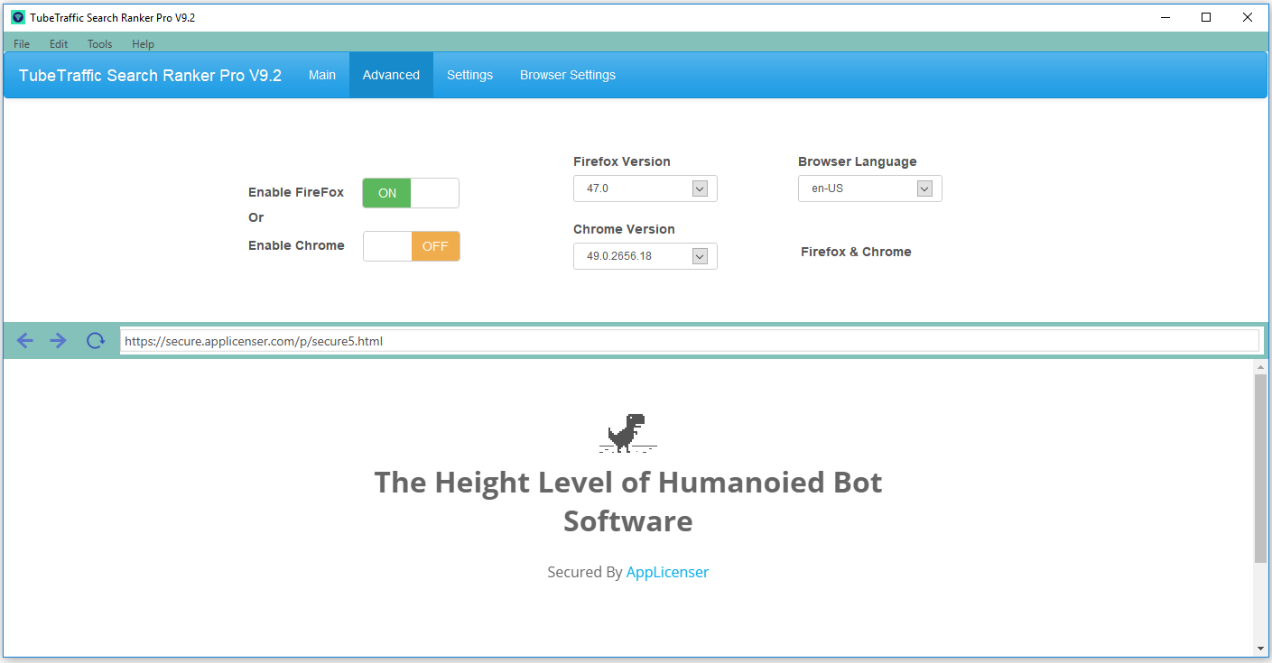 TubeTraffic Search Ranker Pro V9.9 - 2021 Edition - Advanced Youtube Bot For Professional Youtubers