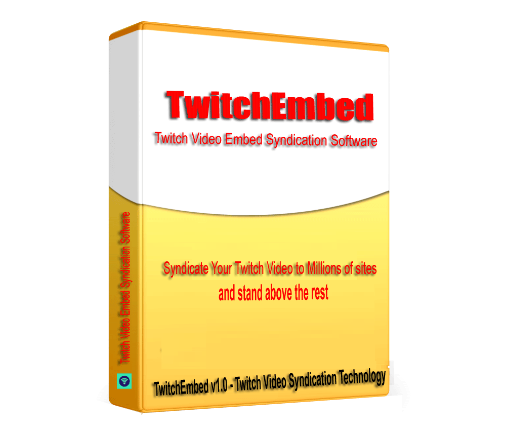 TwitchEmbed - Twitch Video Embed Syndication Software V1.0.1