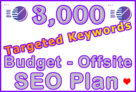 3,000 Longtail Type Keywords Research