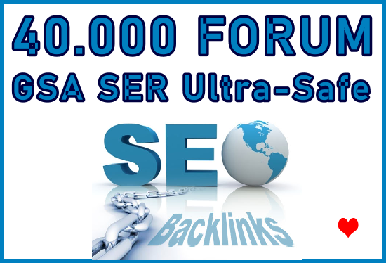 40.000 Forum Profiles GSA SER HQ Backlinks