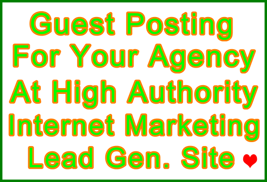 Write + Publish Guest Post On Our DA 57 B2B/Digital Marketing Agency