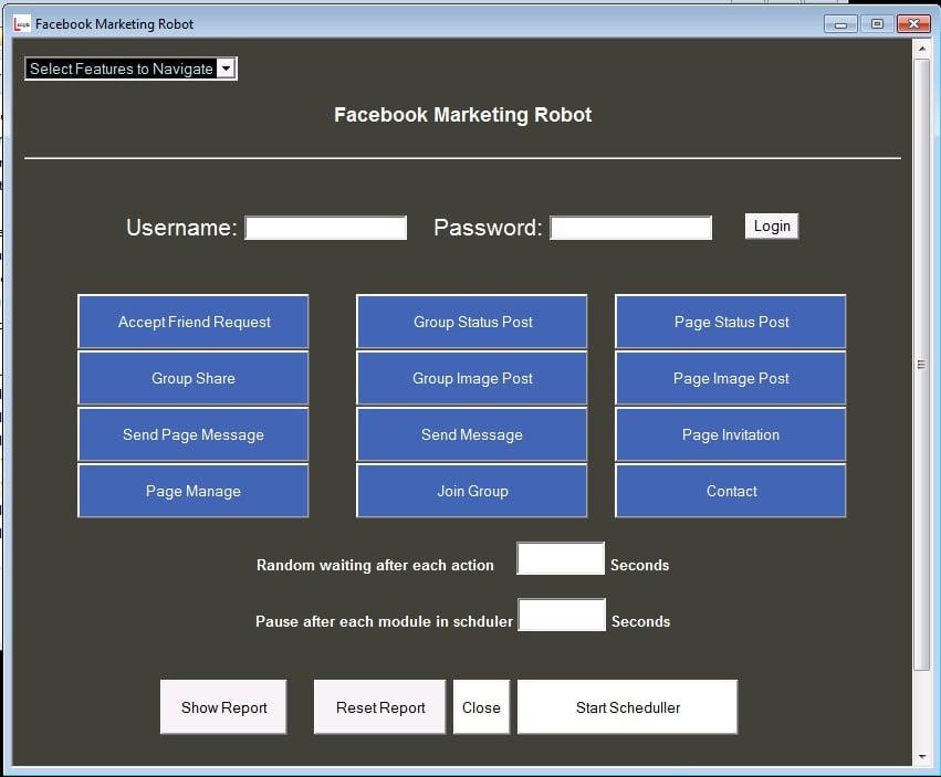 Automate social media marketing with 15 modules software