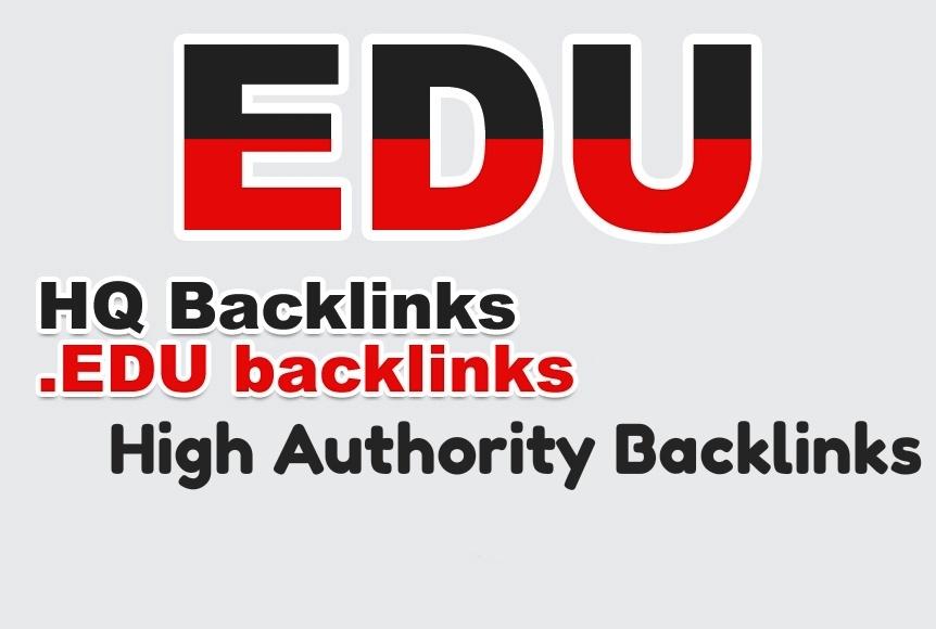 Get 99 .EDU High Authority Backlinks Improve SEO Rank