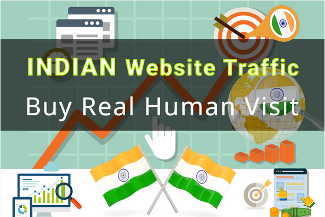 ONE MONTH INDIA Targeted Unlimited Unique Organic Website Visitors Traffic Real