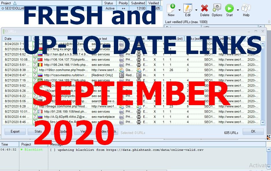 Get 1 MILLION+ FRESH GS SER VERIFIED Sites List with 3.5 Million Domain + 14 Million URLs, LOW OBL