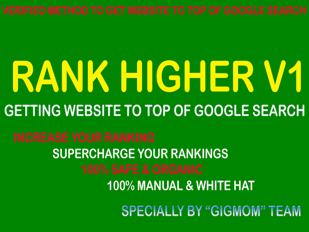 Rank Higher v1 Getting Website To Top Of Google Search