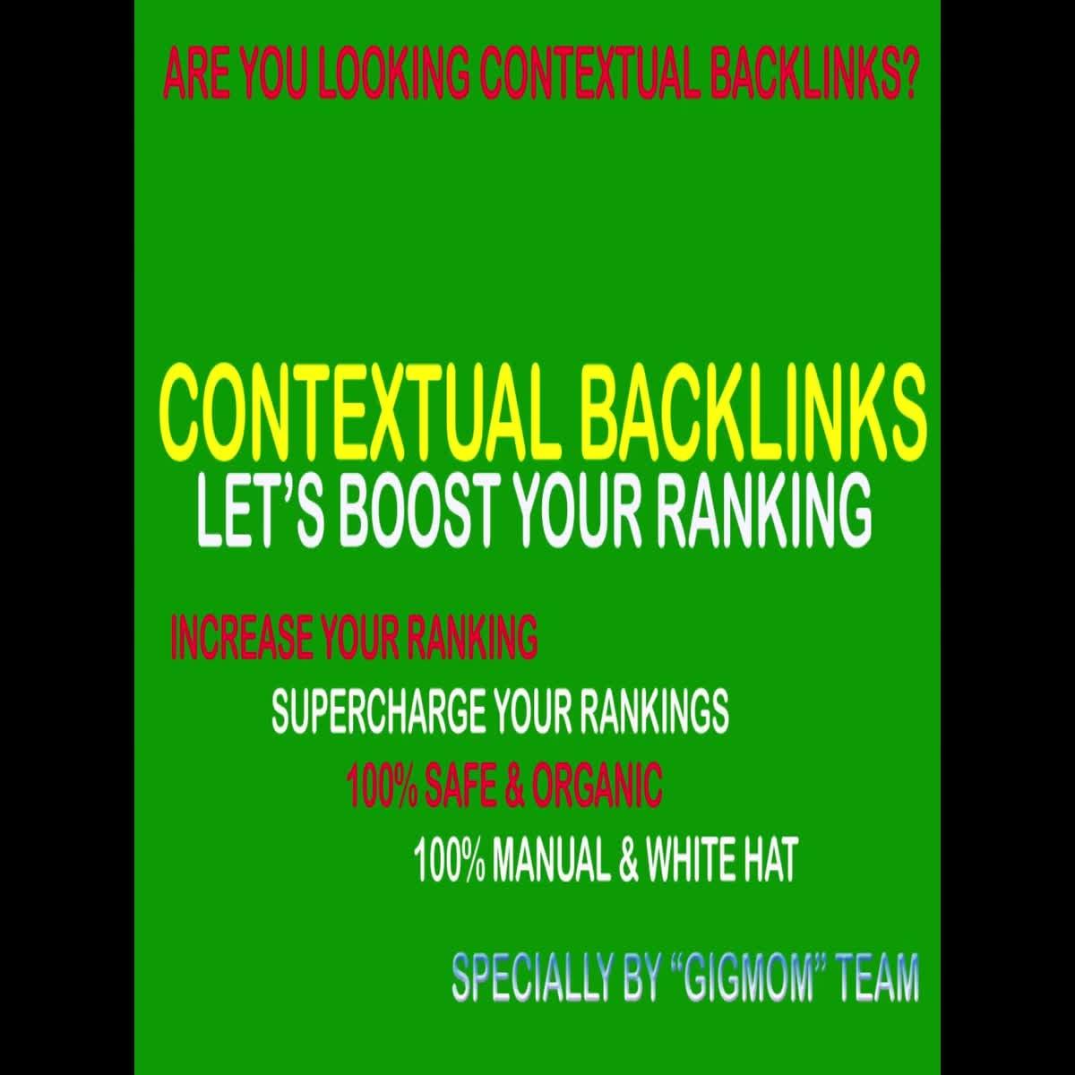 Unique 100 Contextual Backlinks to Rank Higher - SEOclerks Marketplace