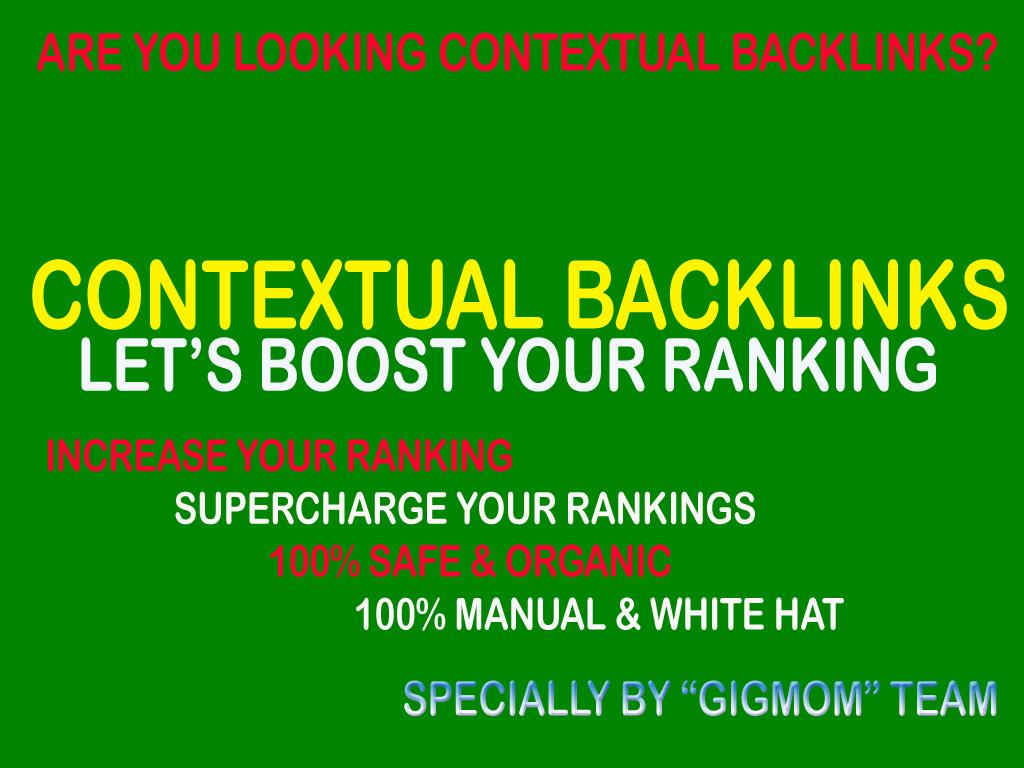 Unique 100 Contextual Backlinks to Rank Higher - SEOclerks Marketplace