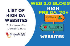 20 WEB 2.0 Blogs Safe SEO High DA 70+ PR9 Backlnks Latest 2020 UPDATE