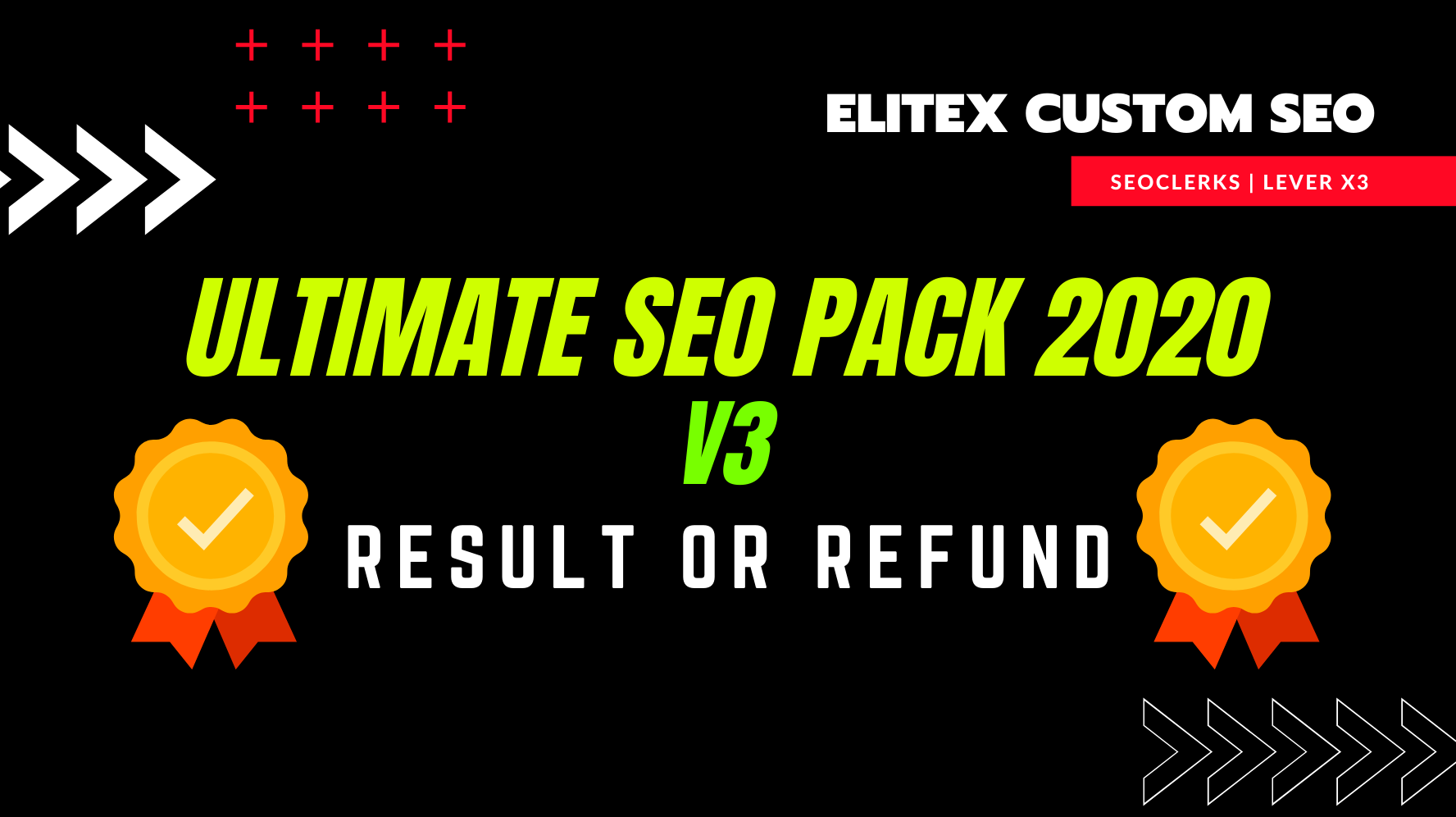 EliteX Ultimate CUSTOM SEO PACKAGE 2021. Ranking Improvements OR Full Refund With Live Rank Tracker