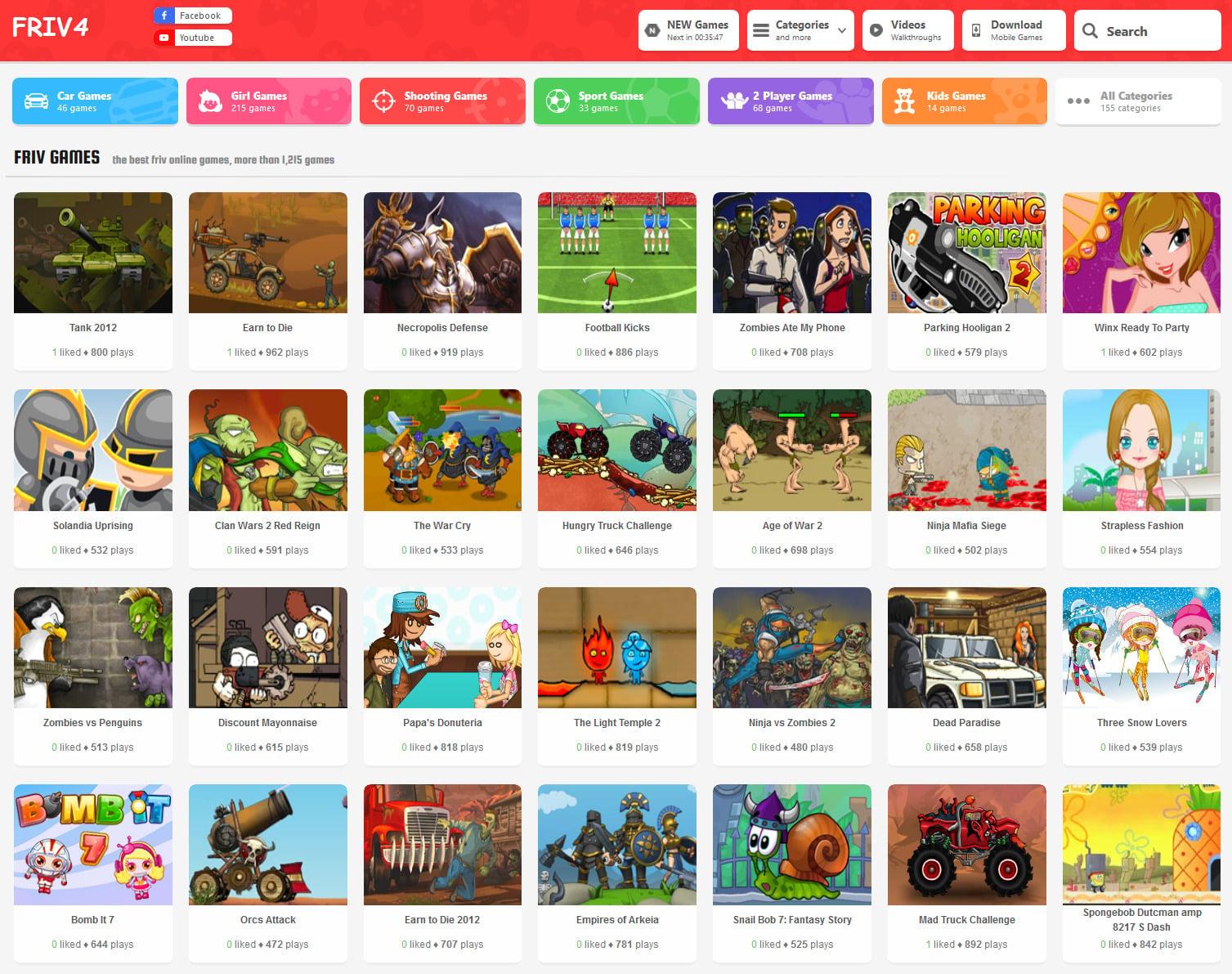 The source code of the mini game website on the browser is like http://frivio standard SEO written i