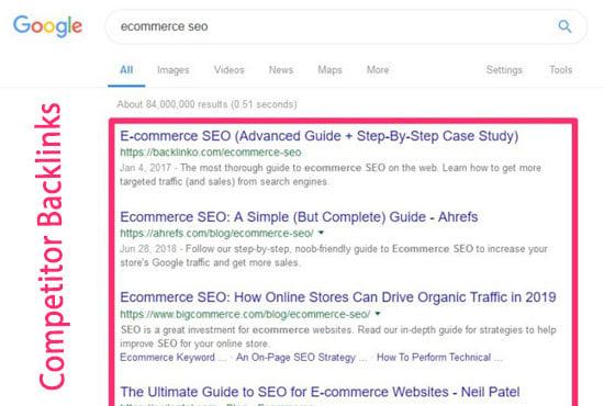 50 relevant backlink on DR 50+ sites after analyse your competitor