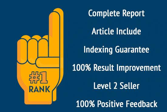 I will Make 50 Backlinks on DA 50+ sites to Rank on 1 page of google