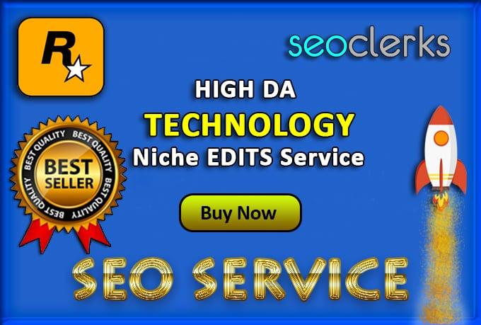 [SkyRocket Niche edits] Outreach link building with RD 100+ [Technology niche only]
