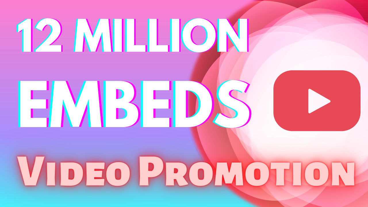 12 Million YouTube Video Embeds Viral Marketing