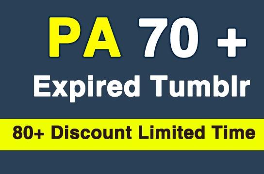 Register 10 Expired Tumblr PA70 Plus