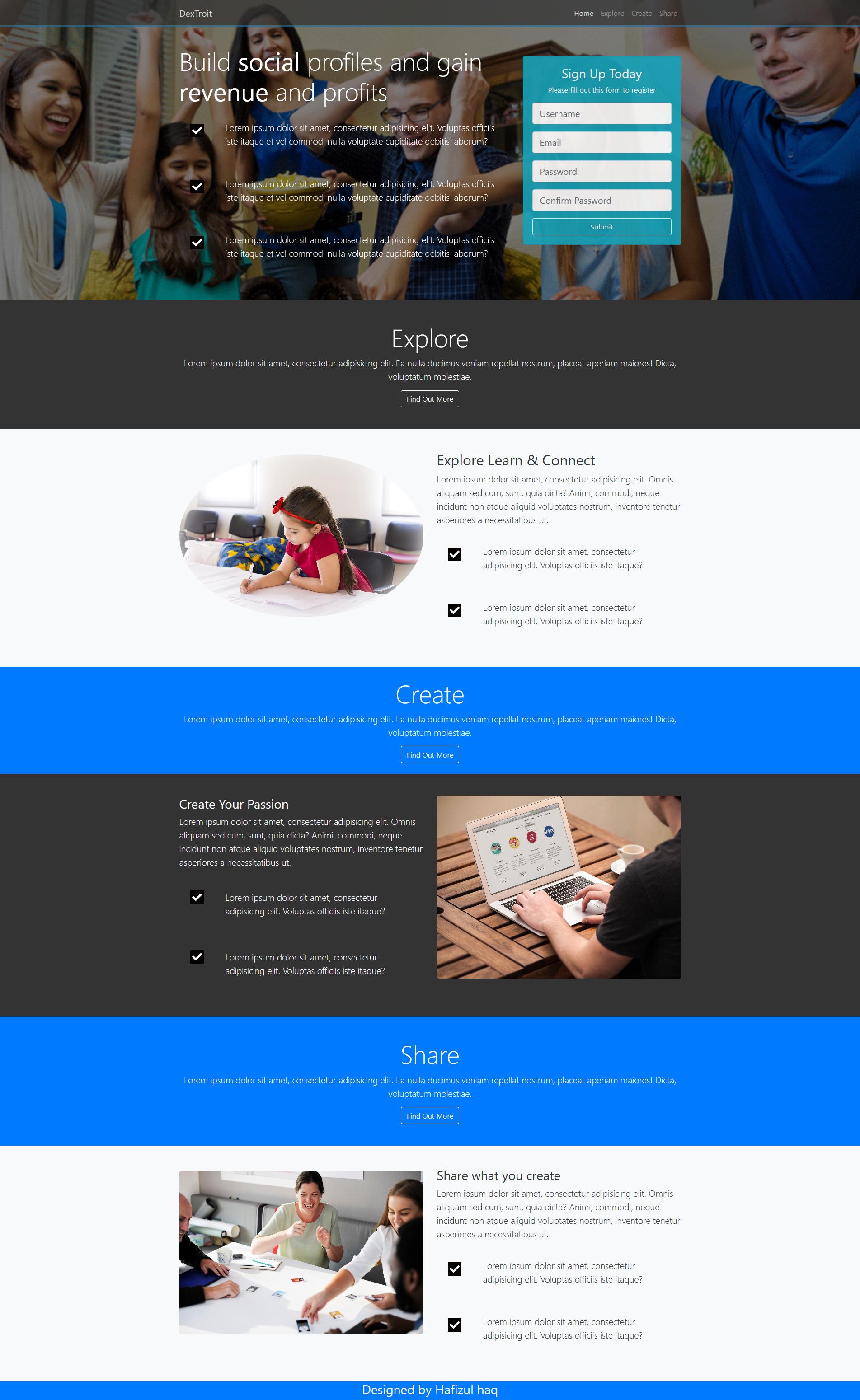 i will do responsive web design
